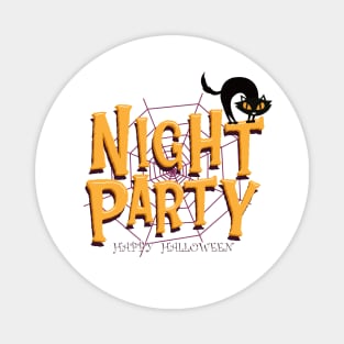 Halloween Night Party I Happy Halloween I Halloween Global Trendy Costumes Magnet